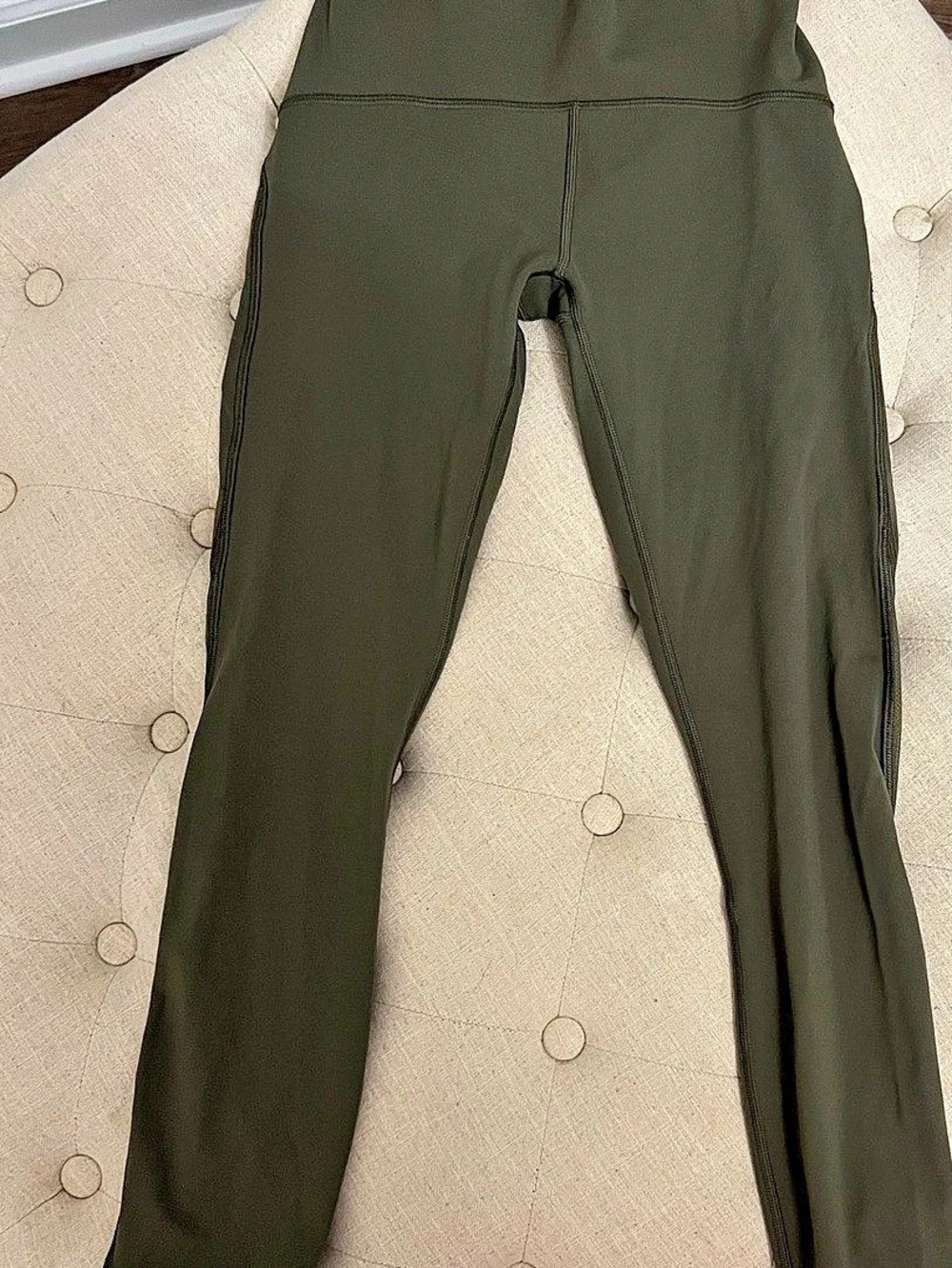 lululemon Train Times 7/8 Pant 25" Olive Leggings Size 4